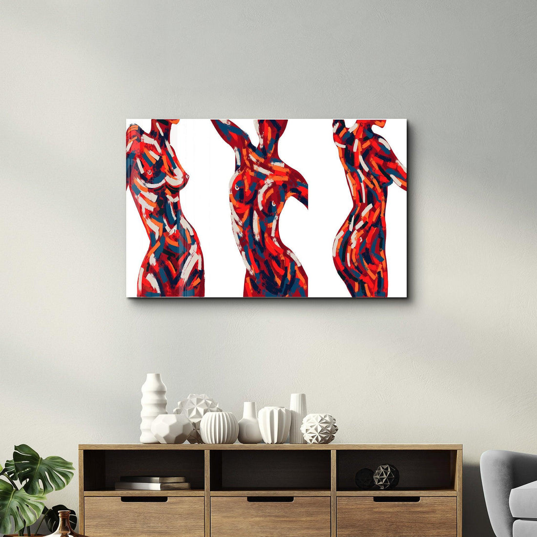 Poster décoratif "Abstract Torsos – Expression Edition"