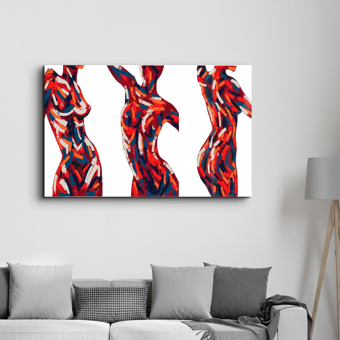 Poster décoratif "Abstract Torsos – Expression Edition"