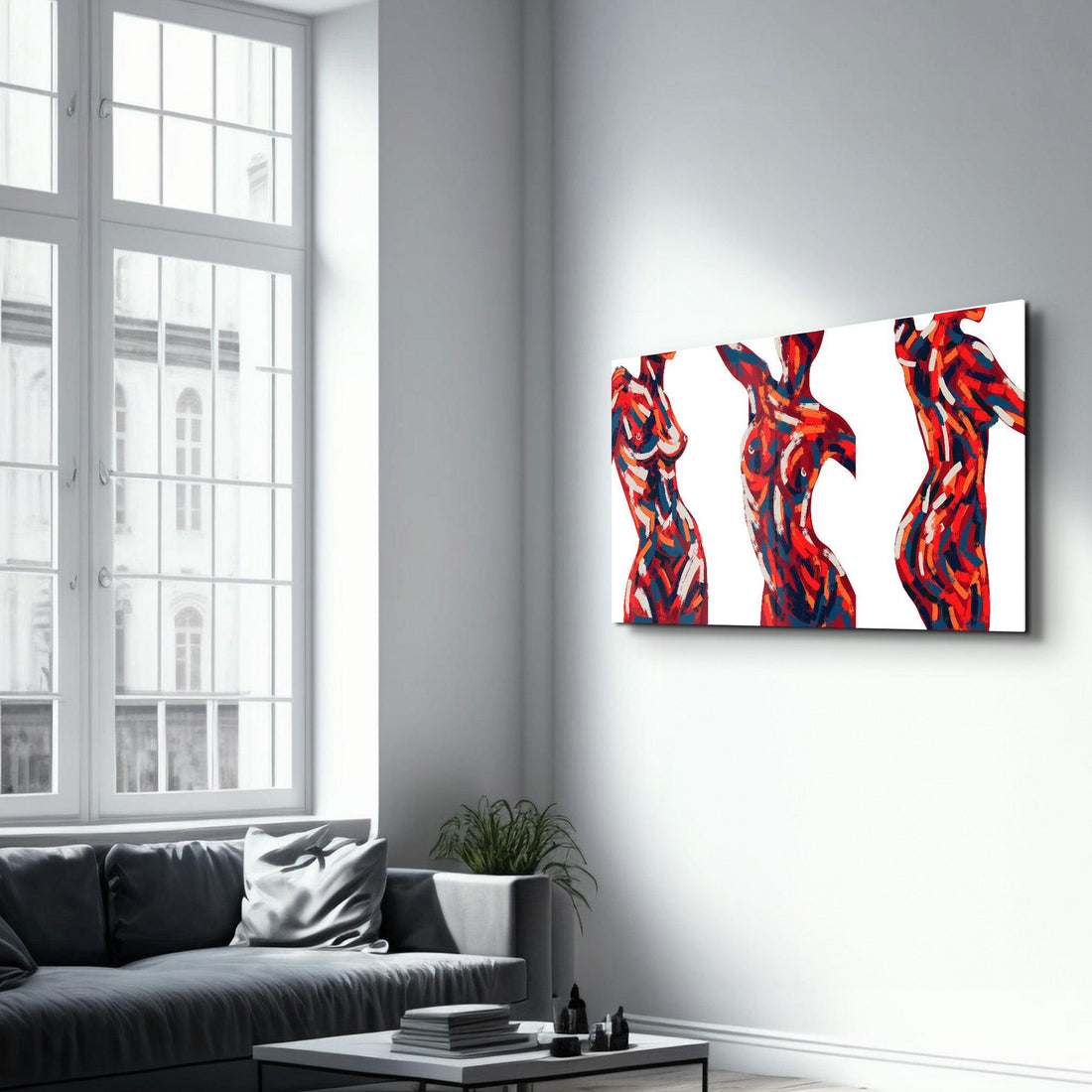 Poster décoratif "Abstract Torsos – Expression Edition"