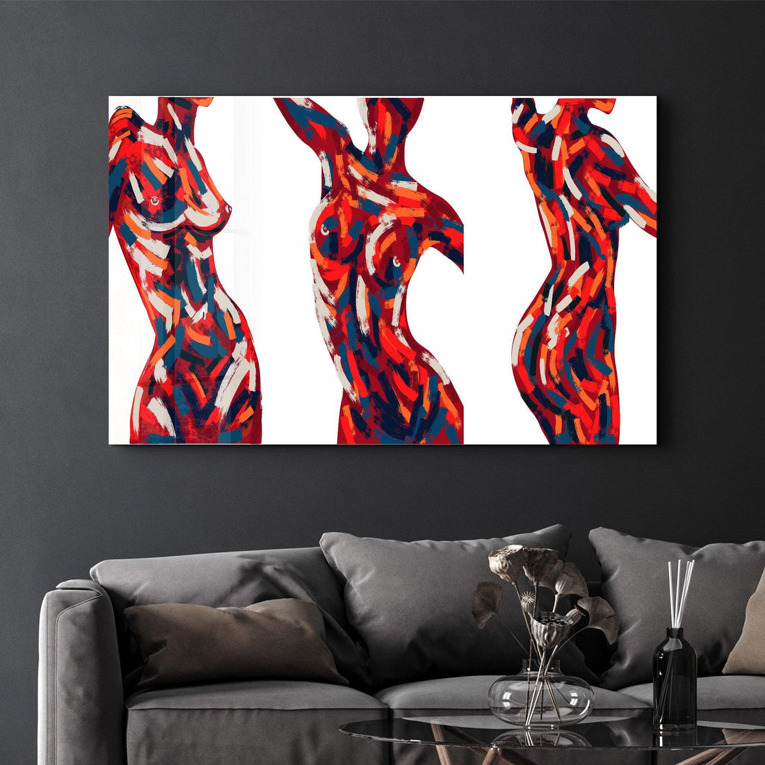 Poster décoratif "Abstract Torsos – Expression Edition"