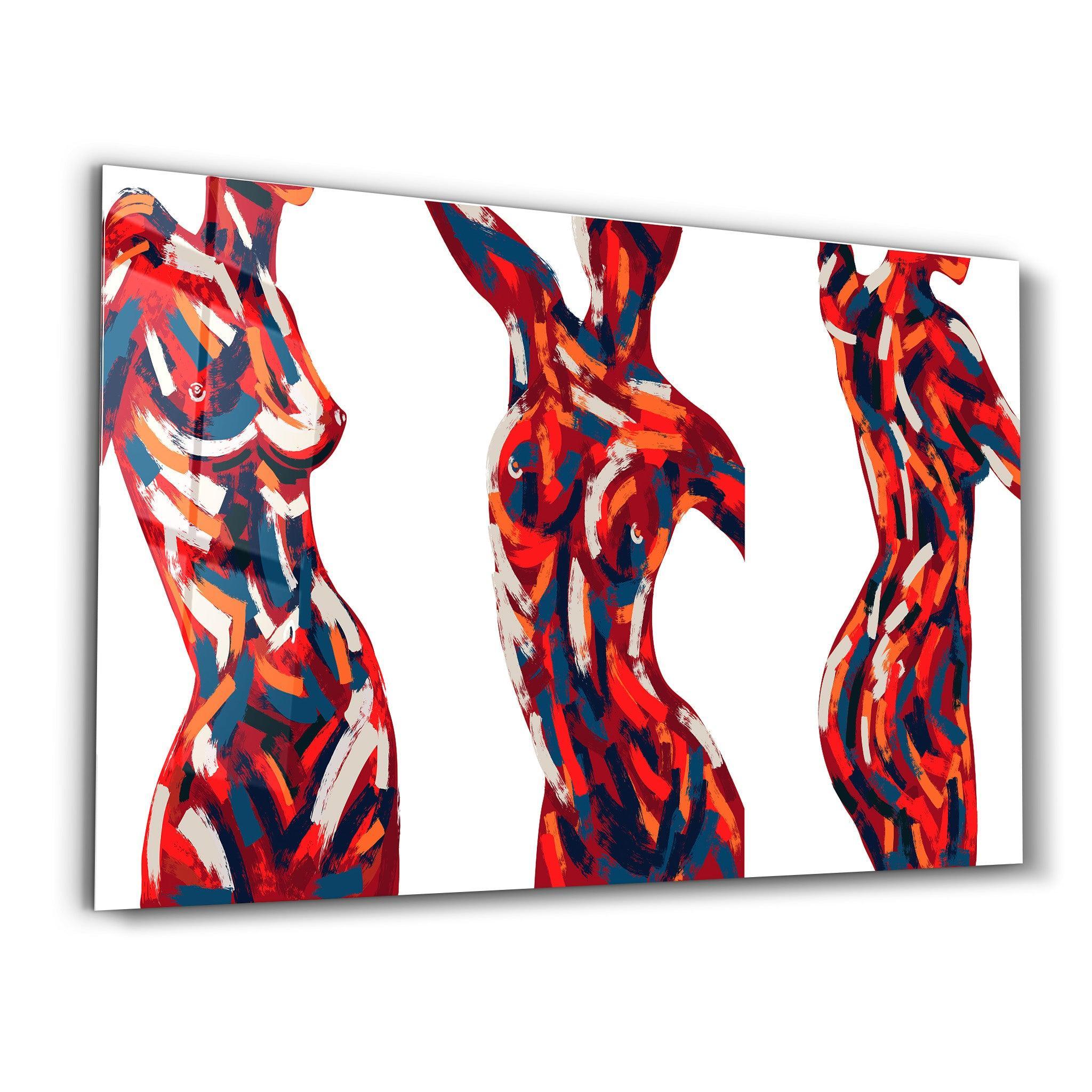 Poster décoratif "Abstract Torsos – Expression Edition"