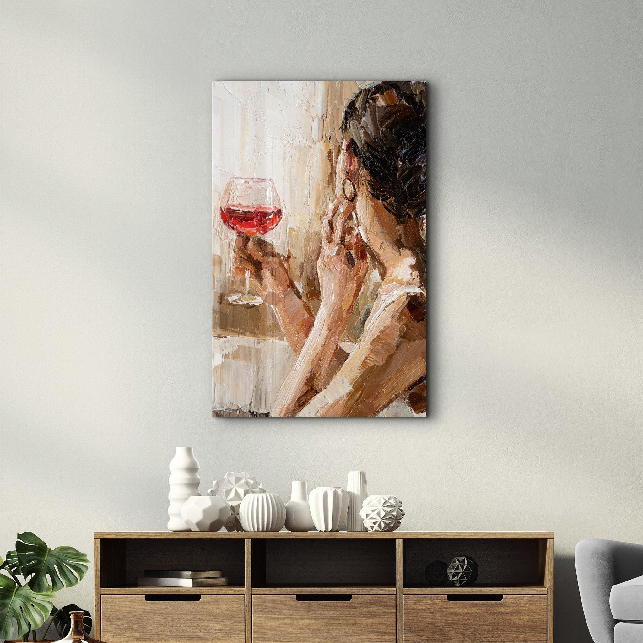 Poster décoratif "Wine Moment – Impressionist Edition"