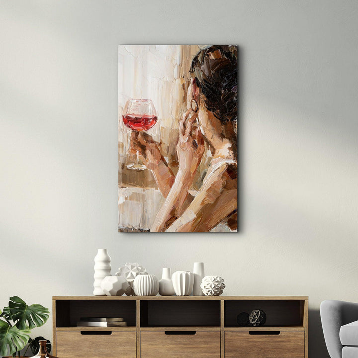 Poster décoratif "Wine Moment – Impressionist Edition"