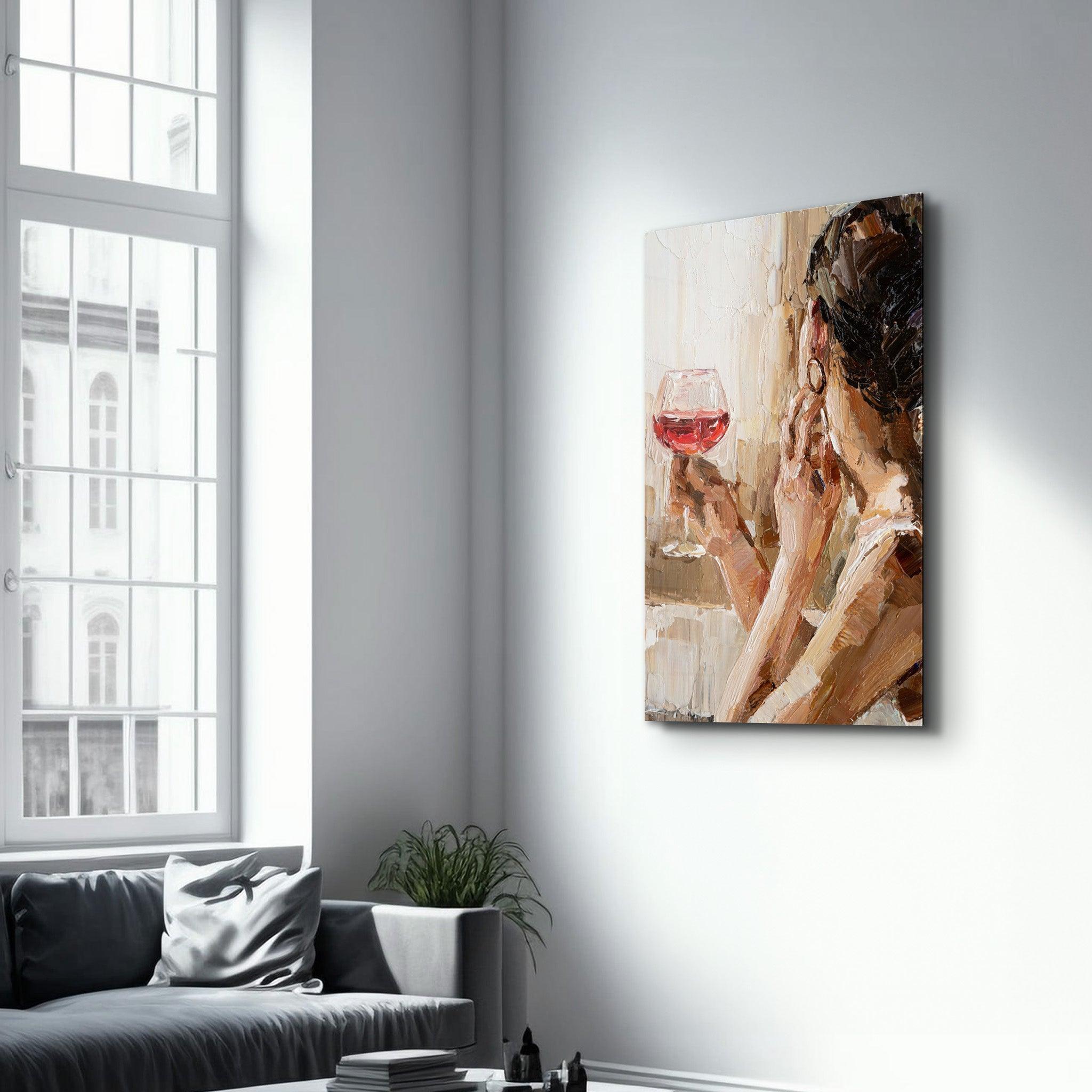 Poster décoratif "Wine Moment – Impressionist Edition"