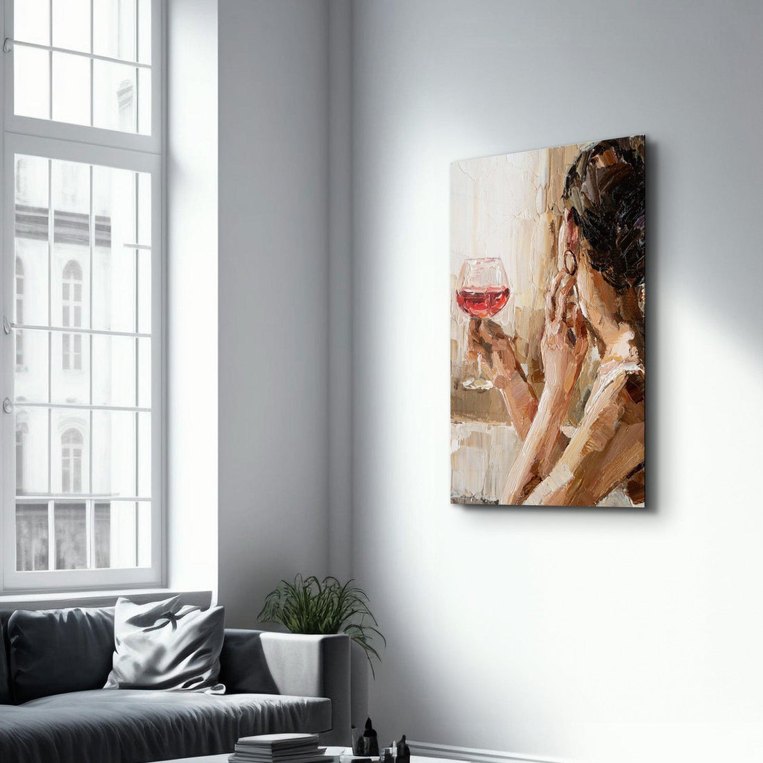 Poster décoratif "Wine Moment – Impressionist Edition"