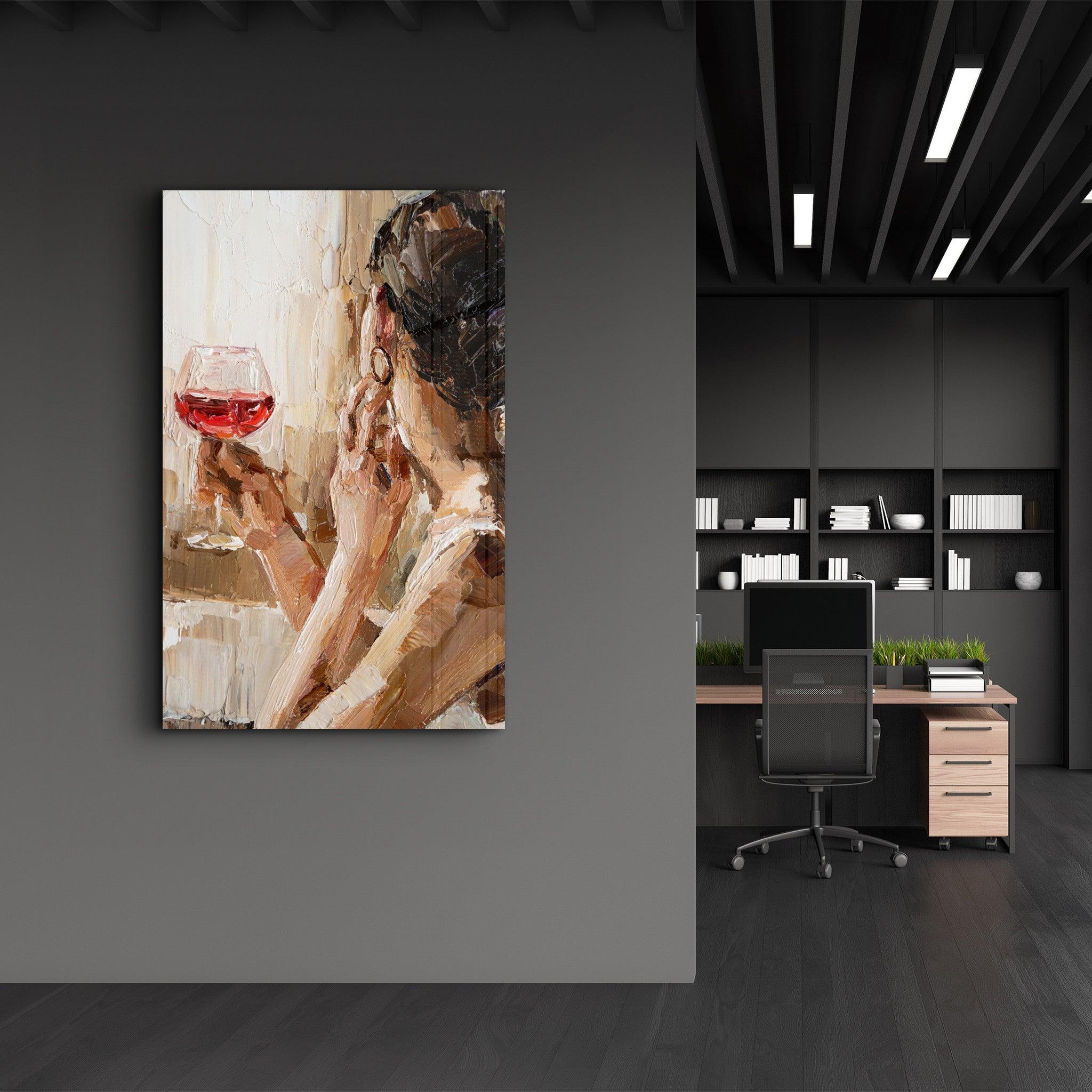 Poster décoratif "Wine Moment – Impressionist Edition"