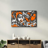 Tableau Mural "Jazz Graffiti"