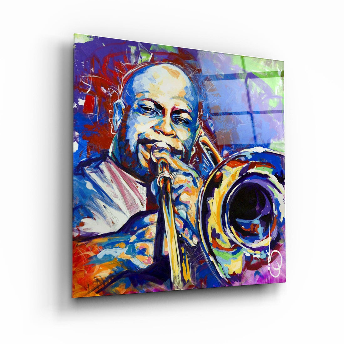 Poster "Jazz Trombone – Expression Colorée"