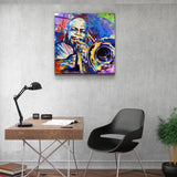 Poster "Jazz Trombone – Expression Colorée"