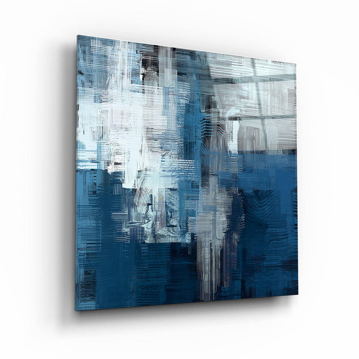 Tableau Mural "Bleu Abyssal"