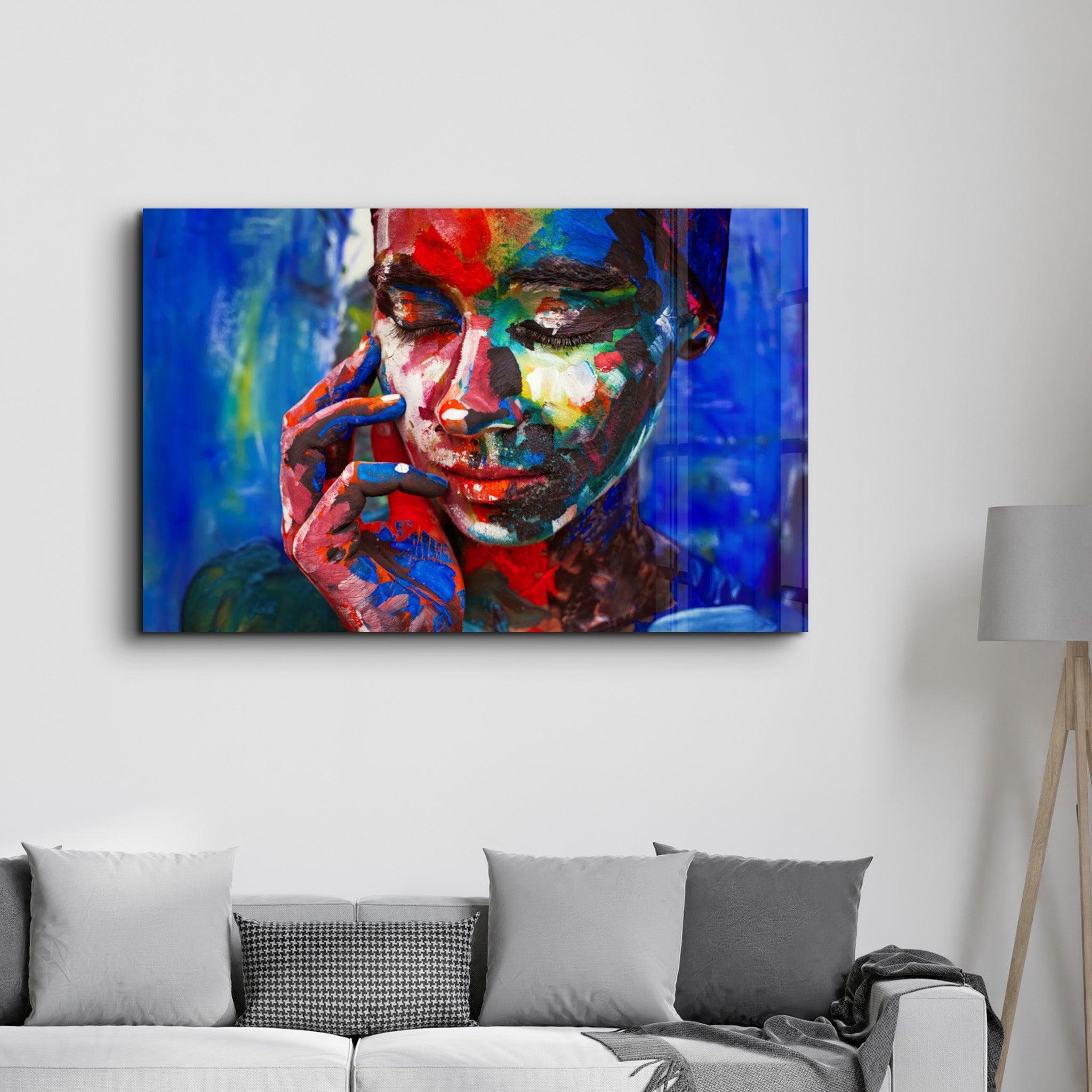 Tableau Mural "Homme à la Cigarette"