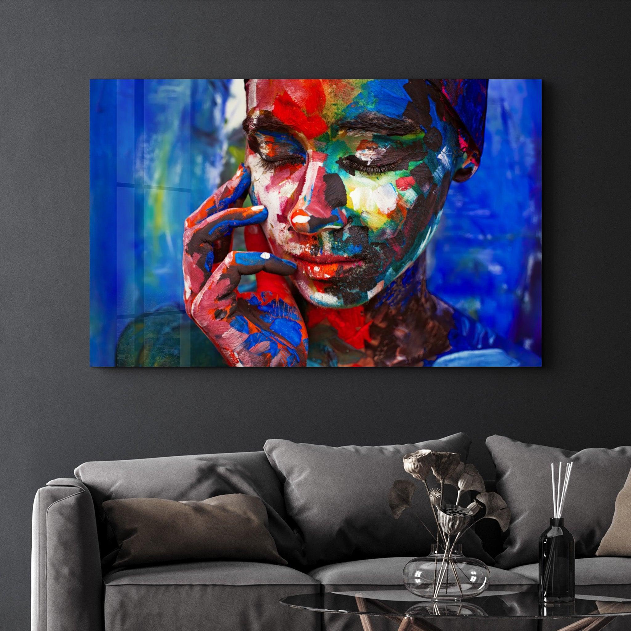 Tableau Mural "Homme à la Cigarette"