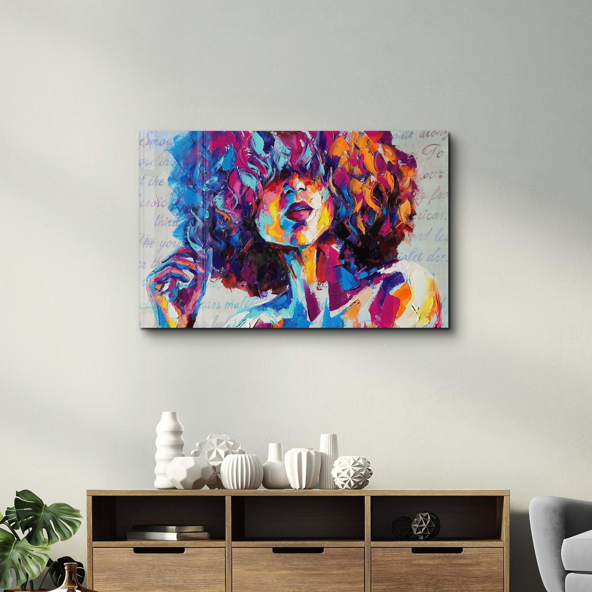 Poster décoratif "Curly Colors – Expression Edition"