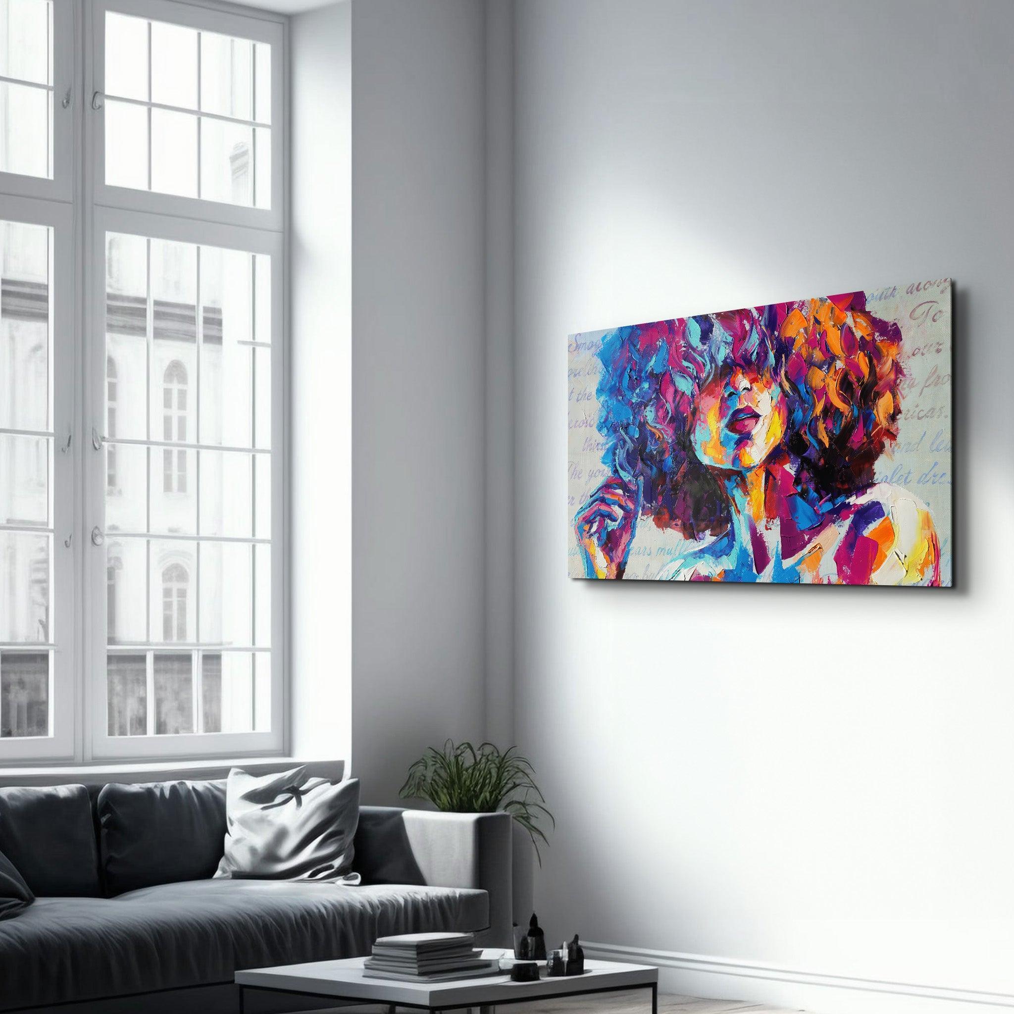 Poster décoratif "Curly Colors – Expression Edition"
