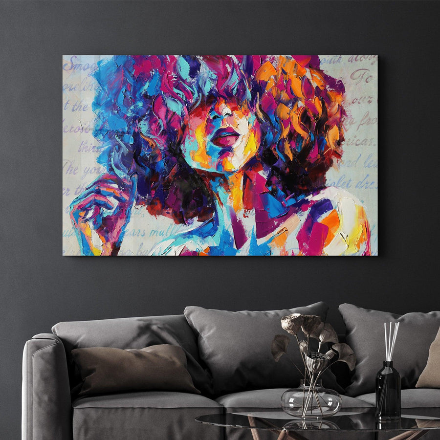 Poster décoratif "Curly Colors – Expression Edition"