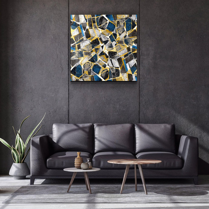 Tableau Mural "Mosaïque Cubiste"