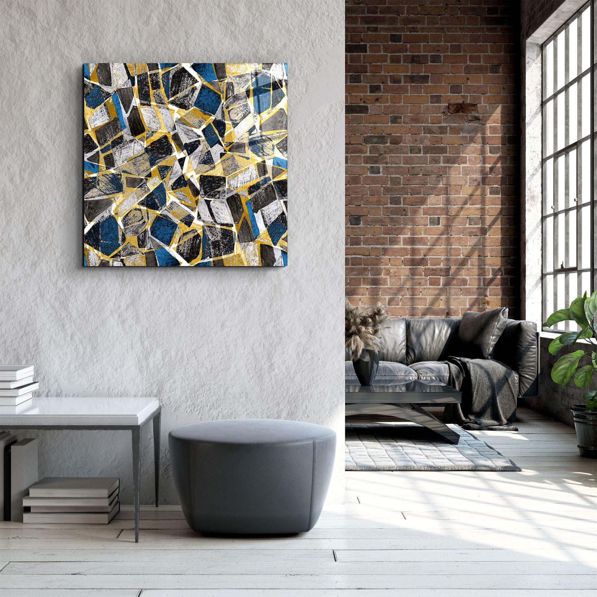 Tableau Mural "Mosaïque Cubiste"