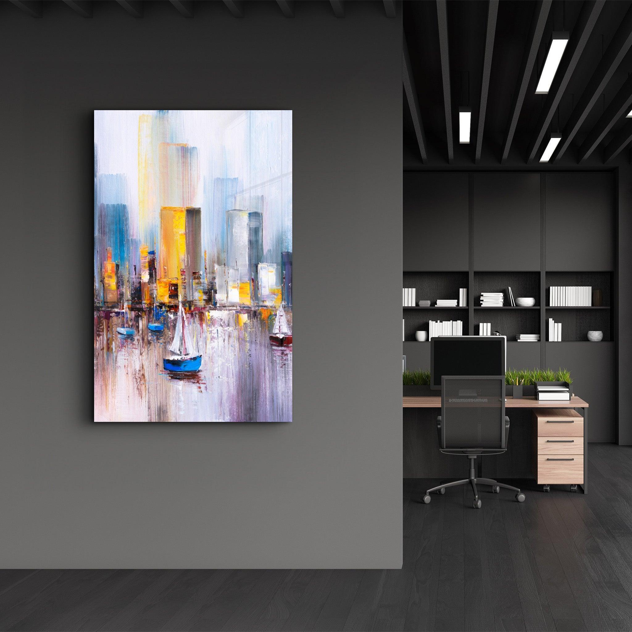 Poster artistique "Cityscape Abstract"