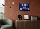 Tableau Décoratif "Place des Artistes" (45 cm sur 30 cm)