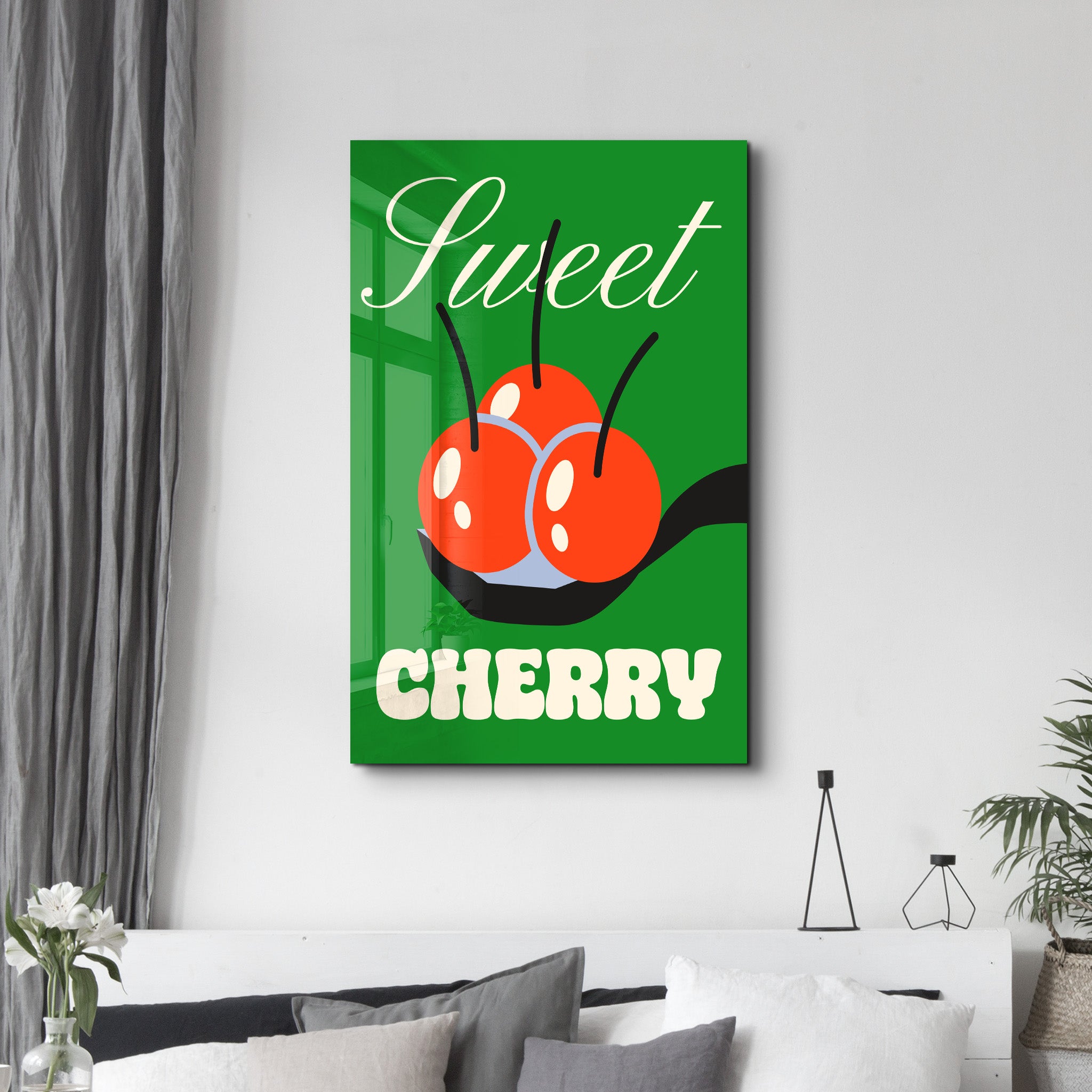 Poster Pop Art "Sweet CHERRY"