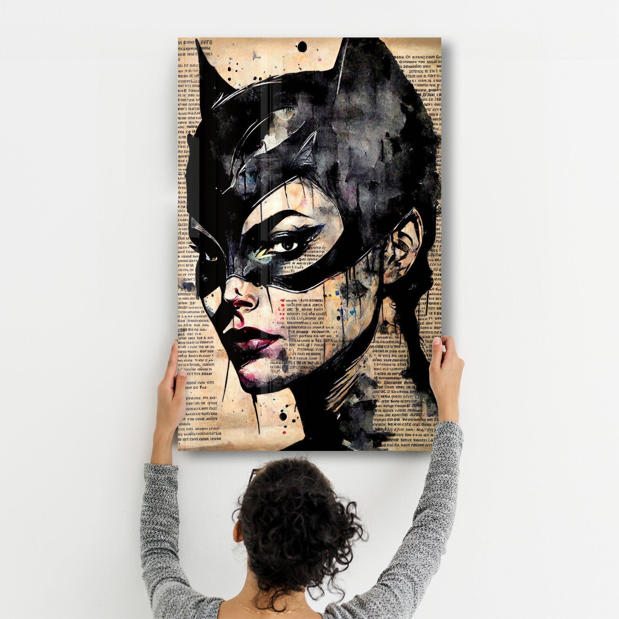 Poster décoratif "Catwoman – Mixed Media Edition"