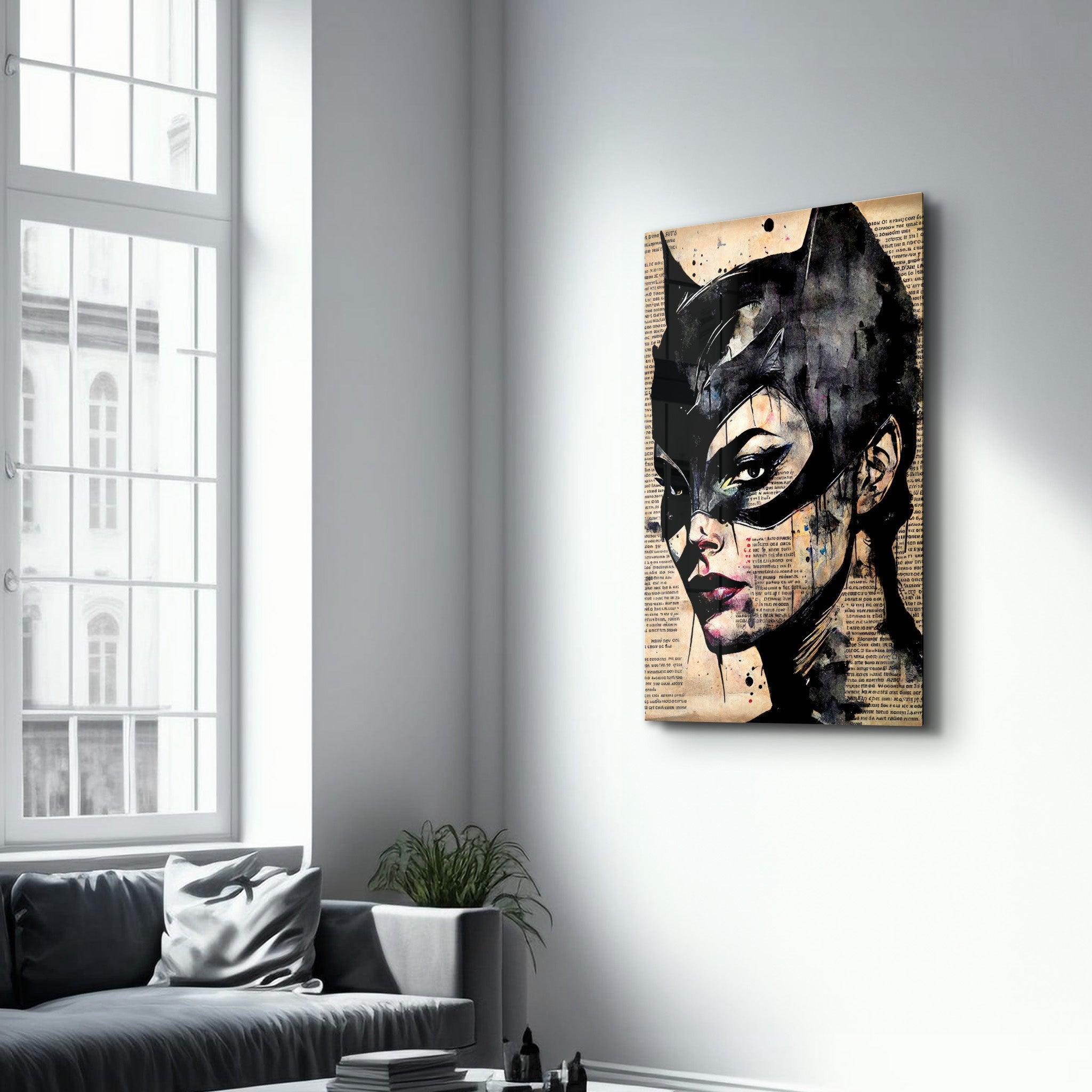 Poster décoratif "Catwoman – Mixed Media Edition"