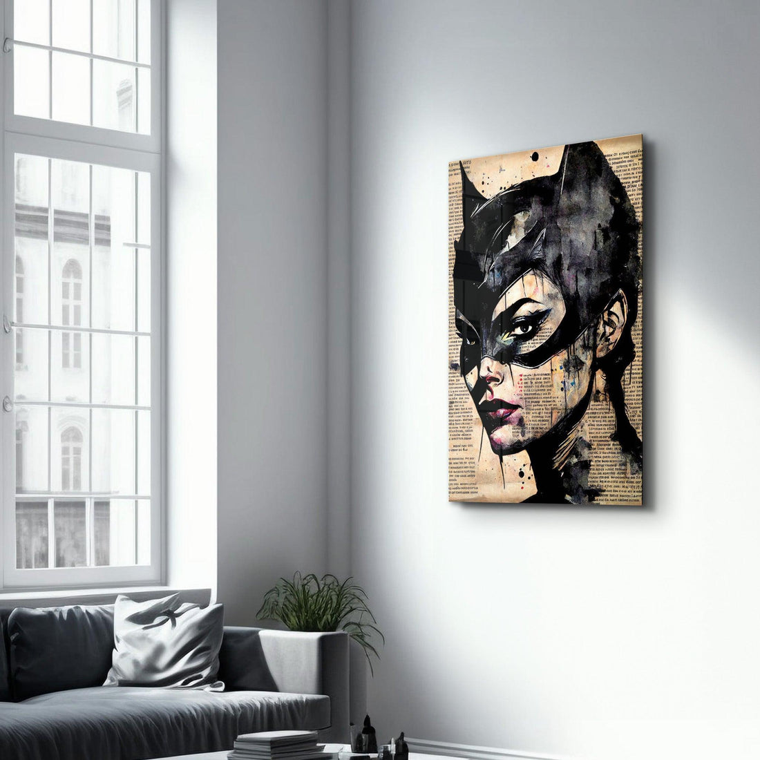 Poster décoratif "Catwoman – Mixed Media Edition"