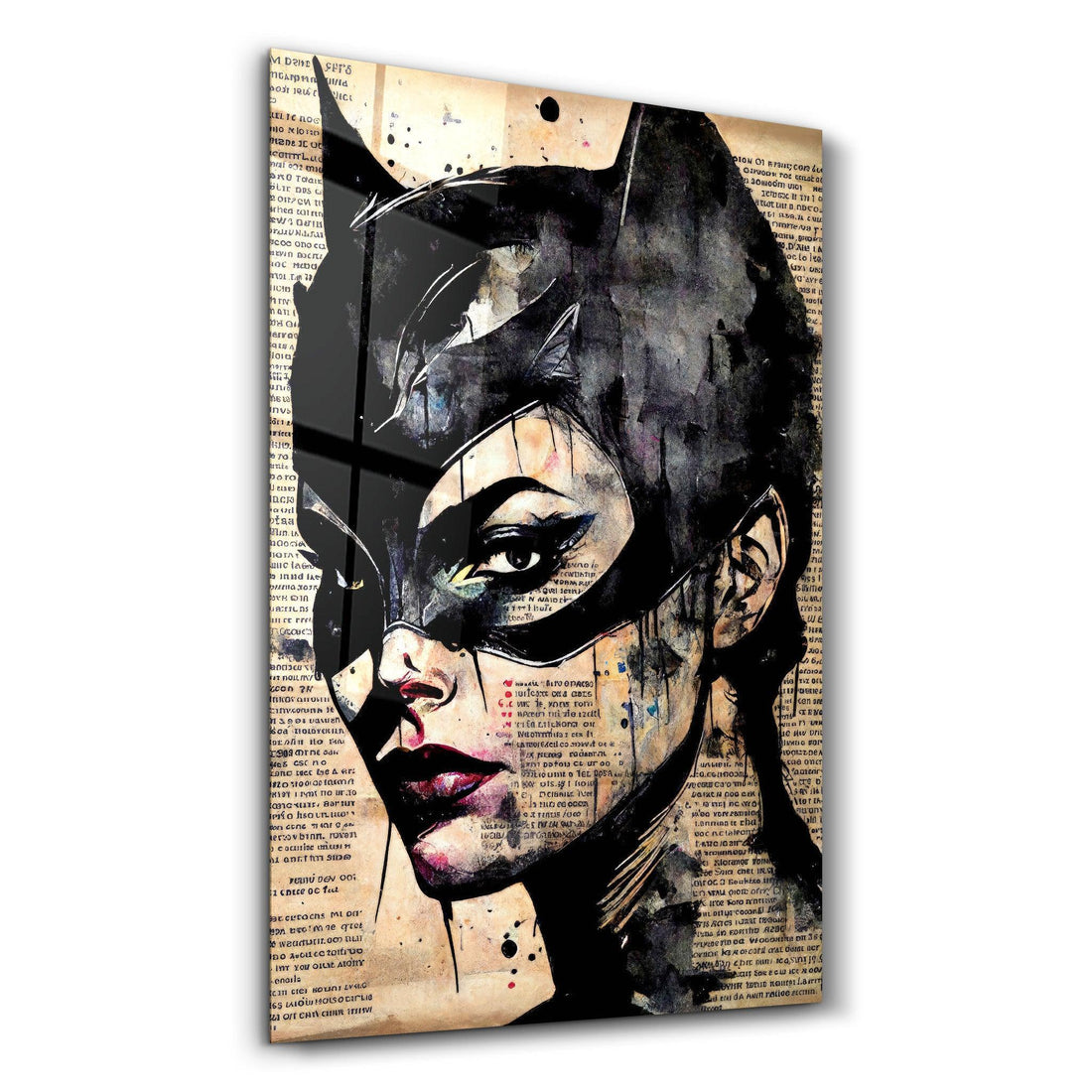 Poster décoratif "Catwoman – Mixed Media Edition"