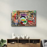 Poster Pop Art "THE WORLD IS YOURS"