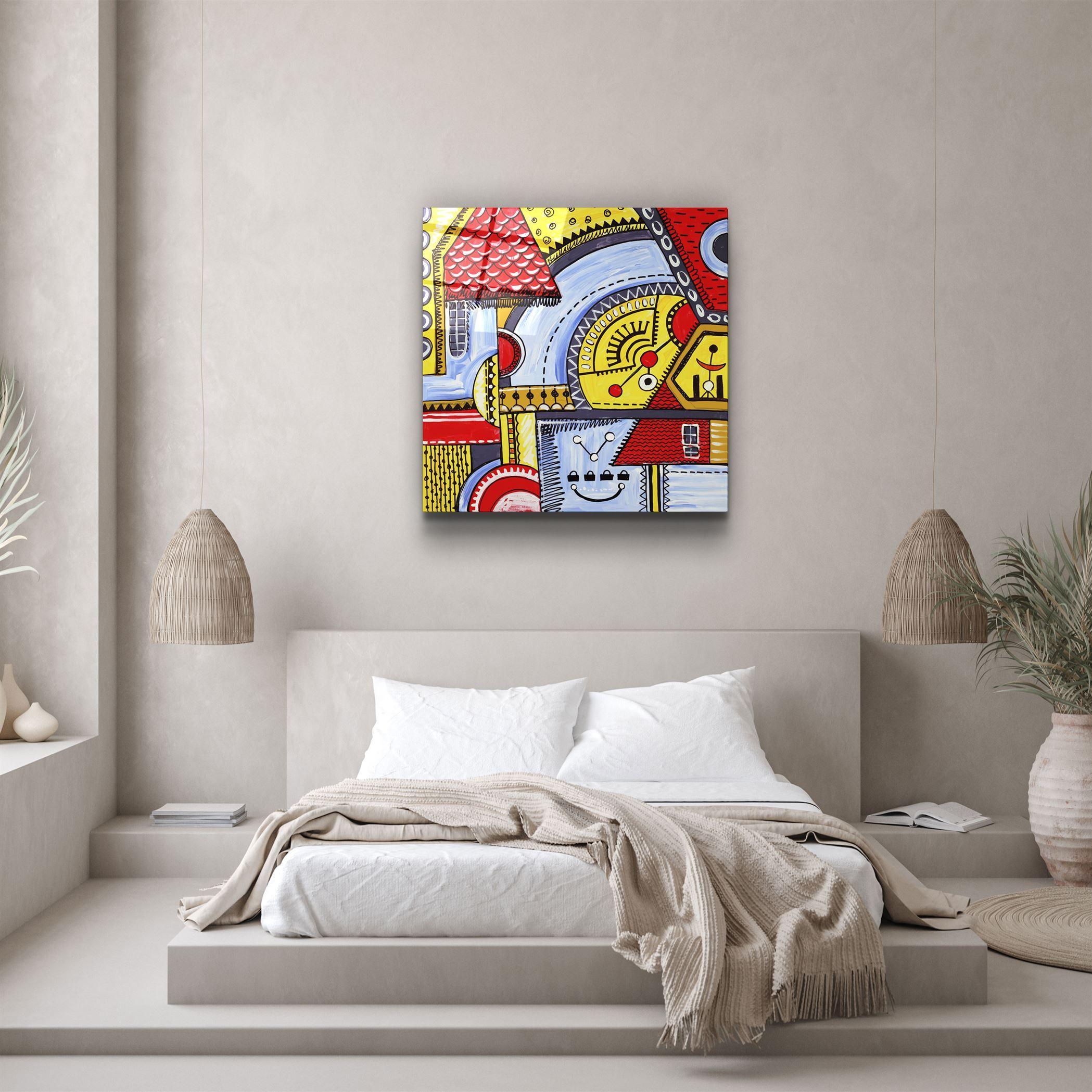 Tableau Abstrait Cubisme & Pop Art
