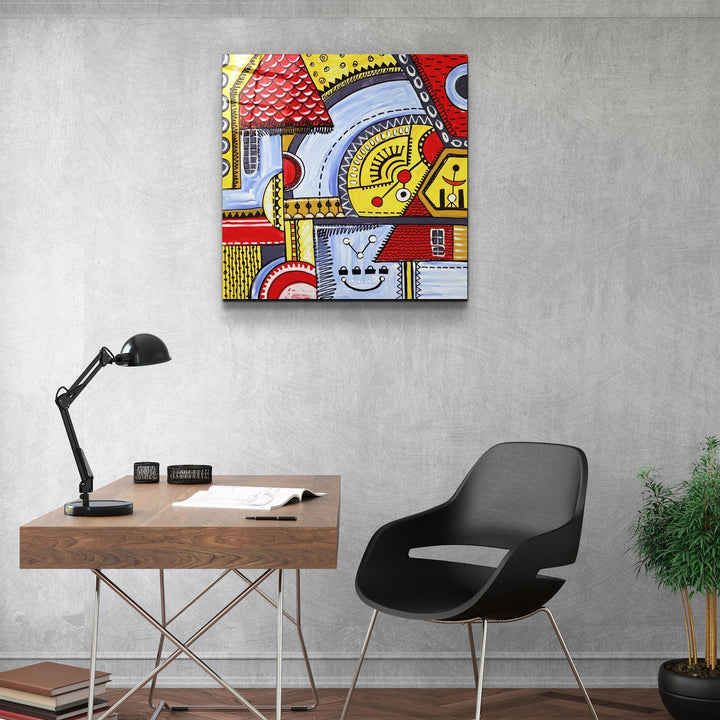 Tableau Abstrait Cubisme & Pop Art