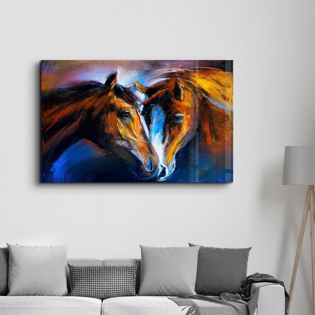 Tableau Mural "Duo Équin"