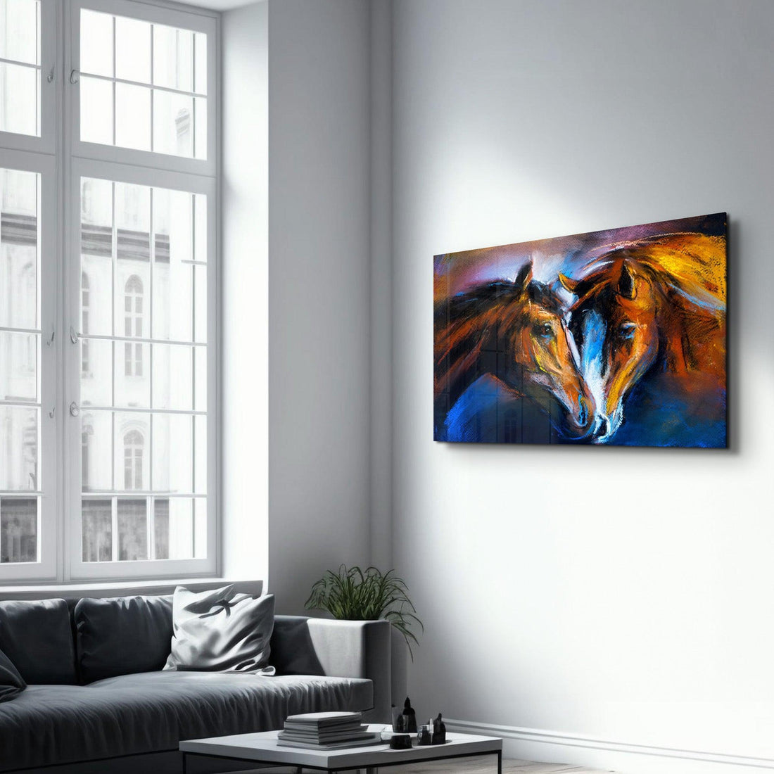 Tableau Mural "Duo Équin"