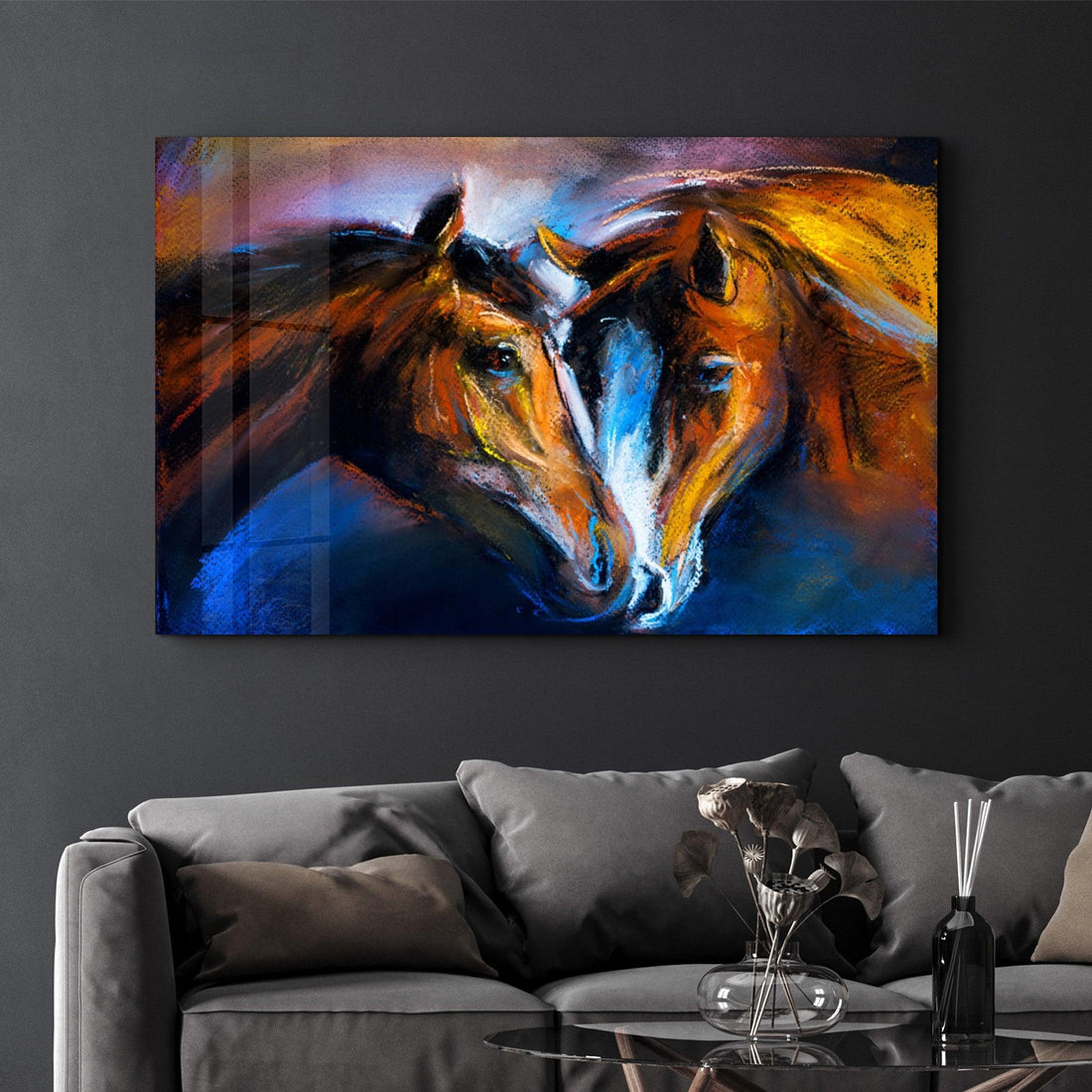 Tableau Mural "Duo Équin"