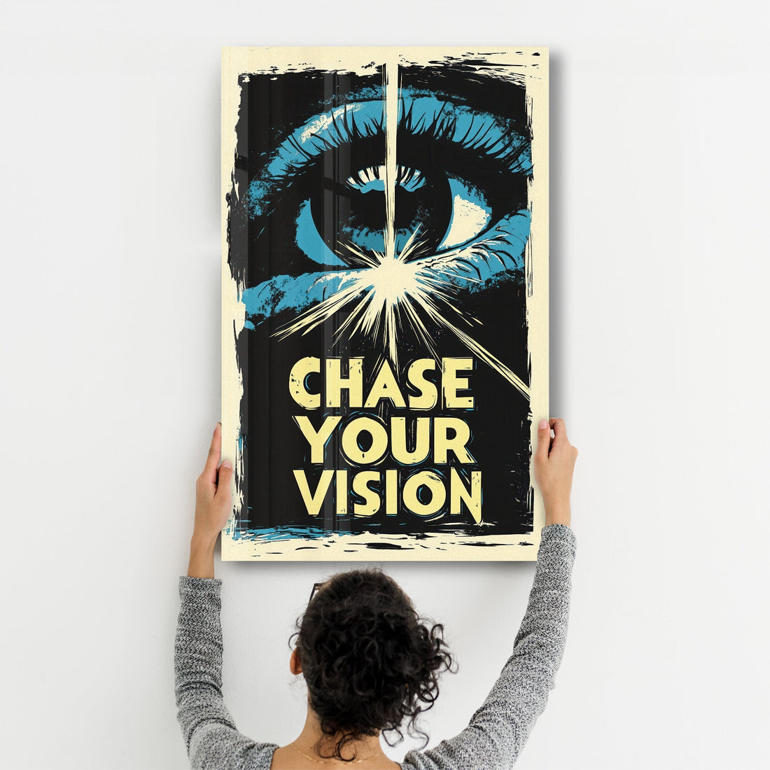 Poster Motivation "CHASE YOUR VISION"