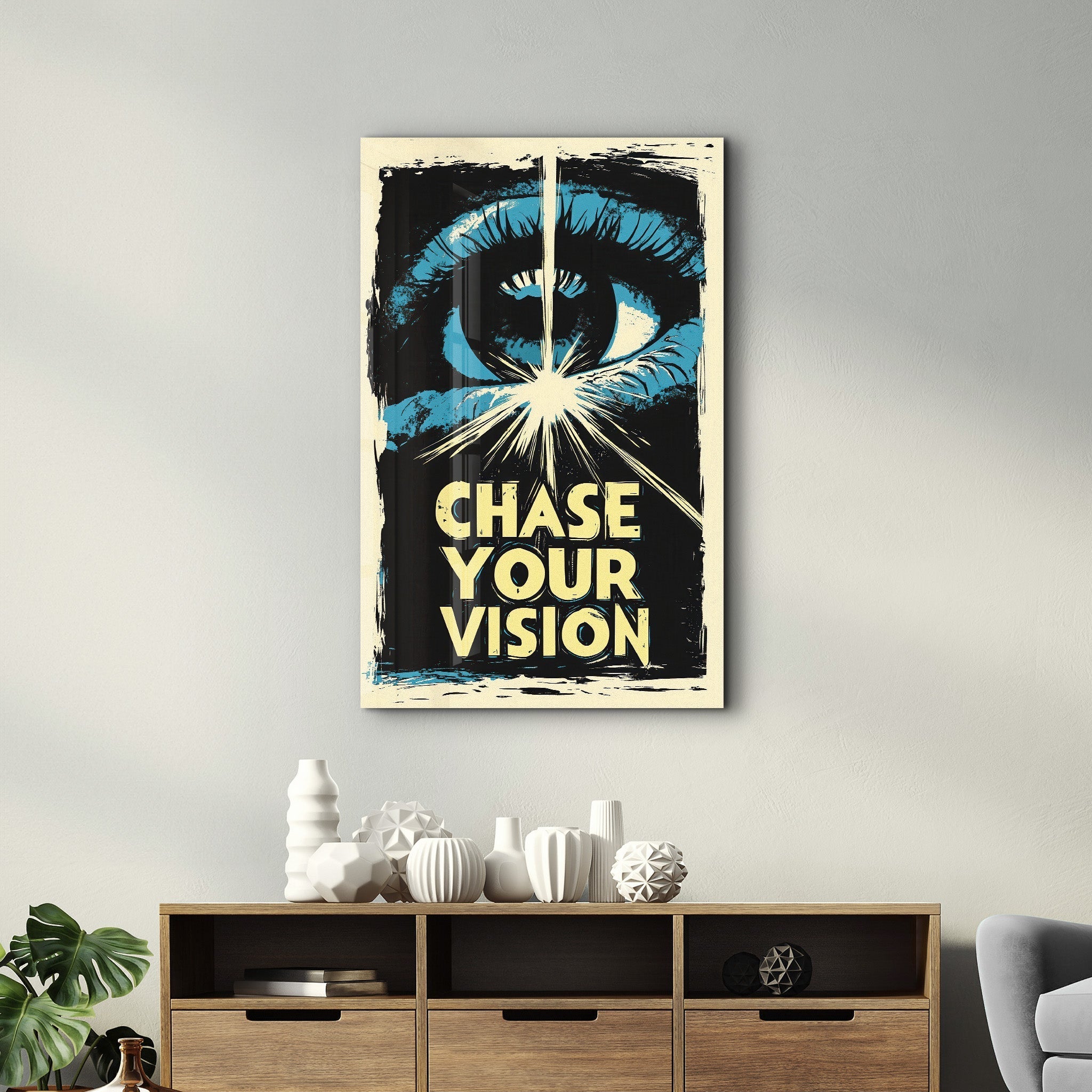 Poster Motivation "CHASE YOUR VISION"