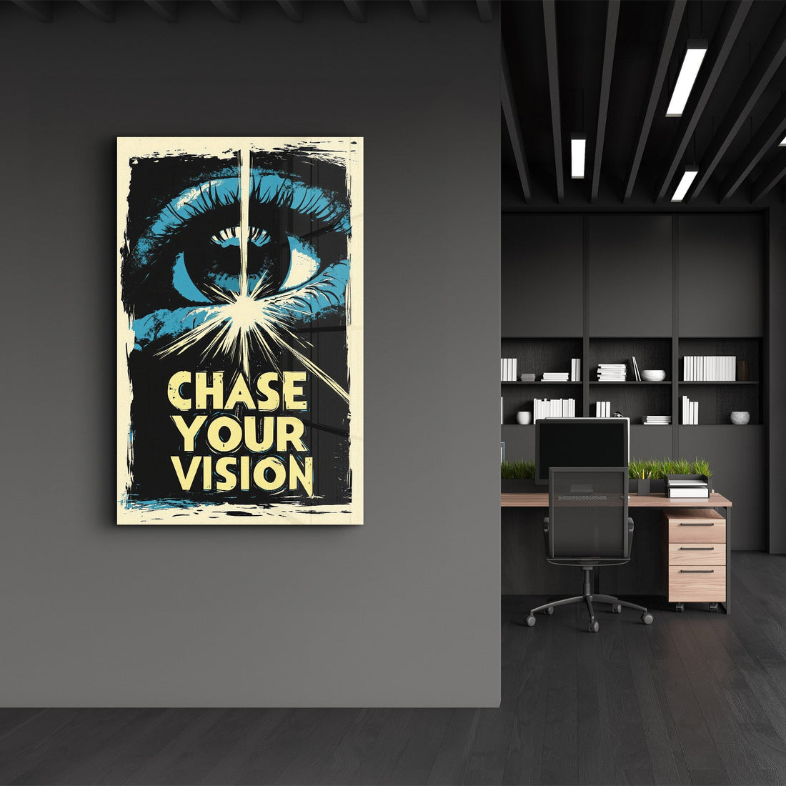 Poster Motivation "CHASE YOUR VISION"