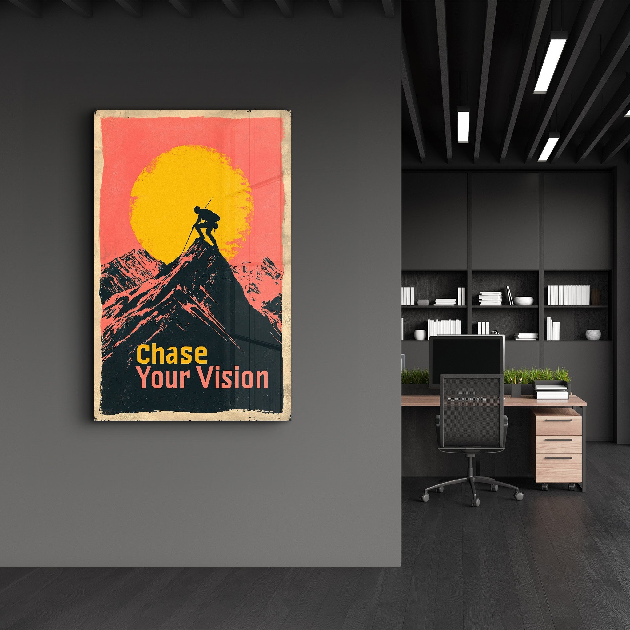 Poster Motivation "Chase Your Vision"
