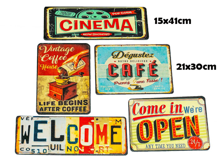 Pack Cafe 1  |  5 plaques