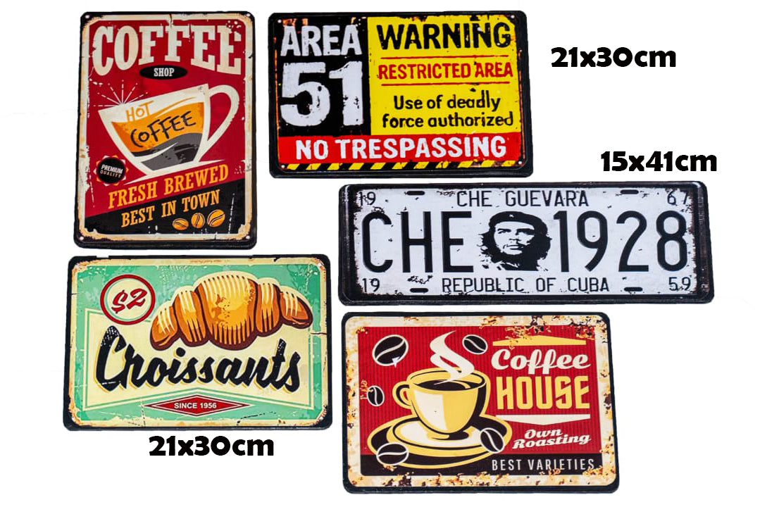 Pack Cafe 3   |  5 plaques