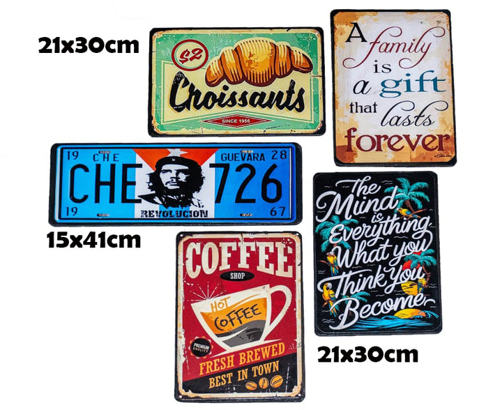 Pack Salon de Thé 3  |  5 plaques