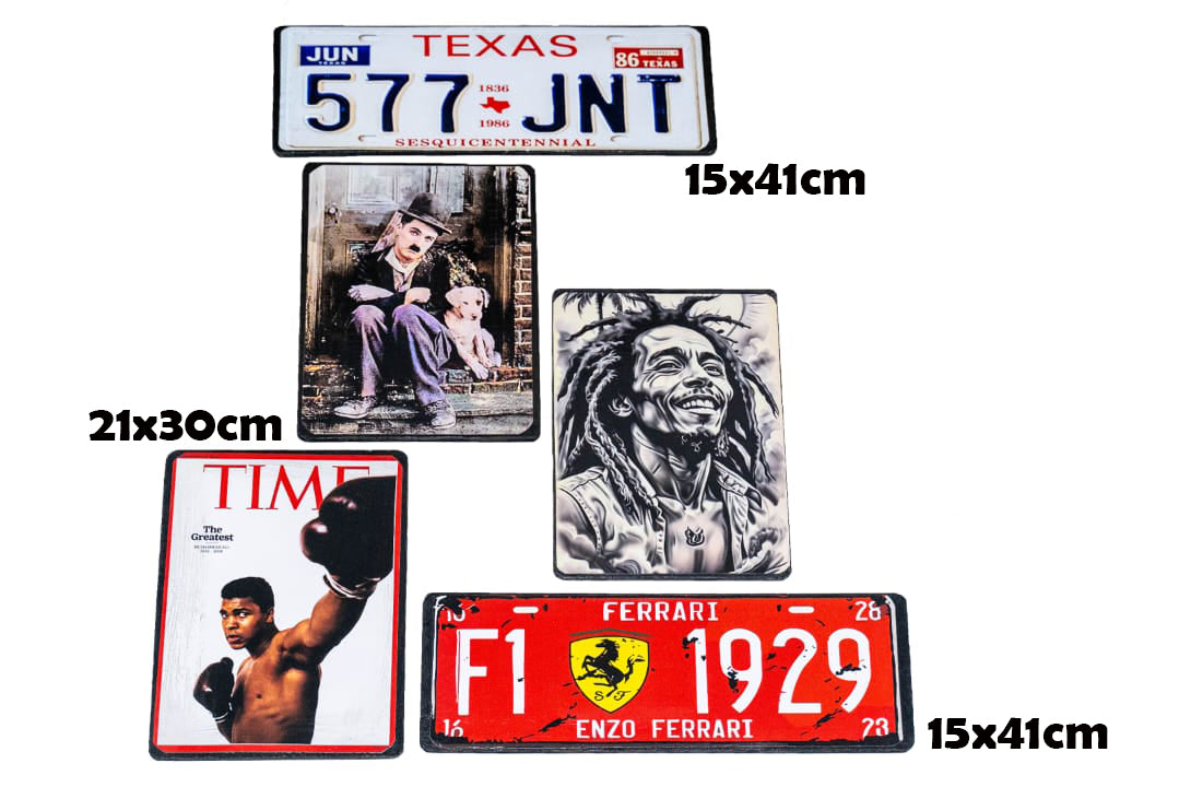 Pack Legende 2   |  5 plaques