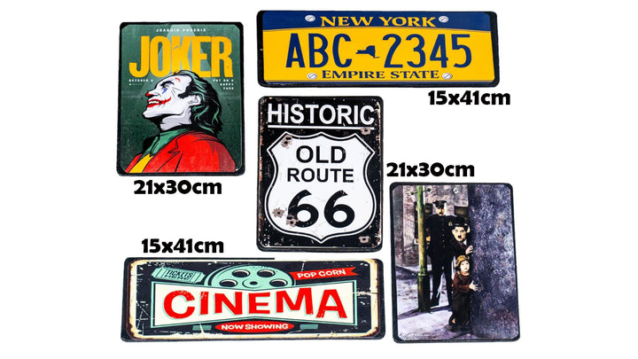 Pack Legende 3  |  5 plaques