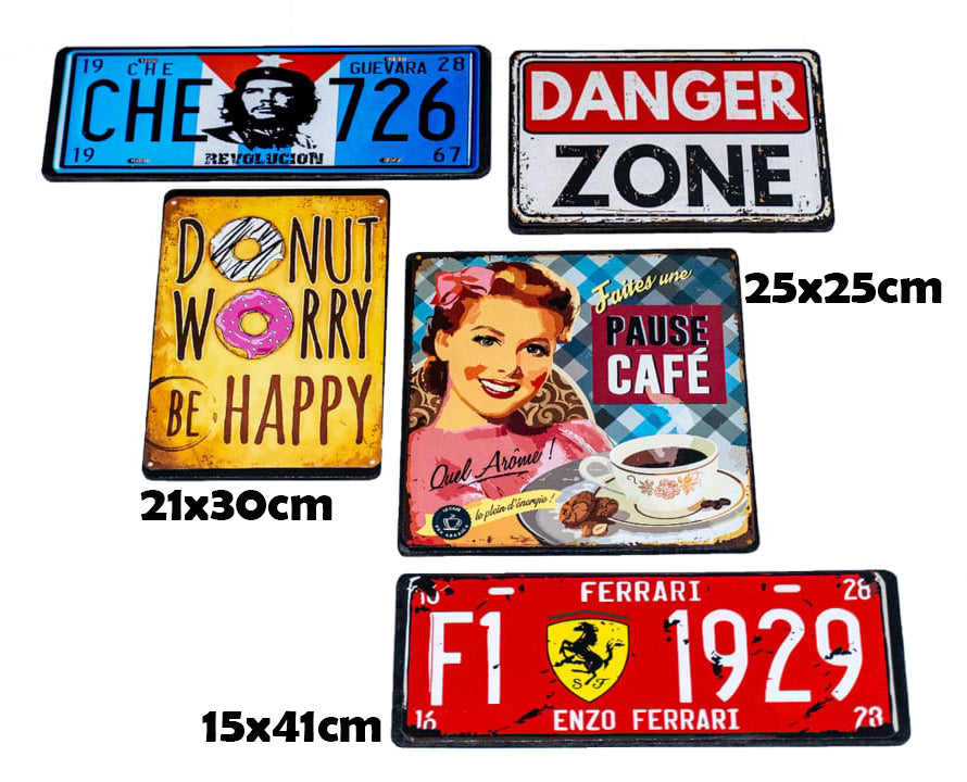 Pack Cafe 5 pause café  |  5 plaques