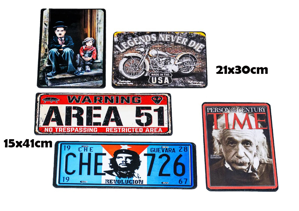 Pack Legende 1  |  5 plaques