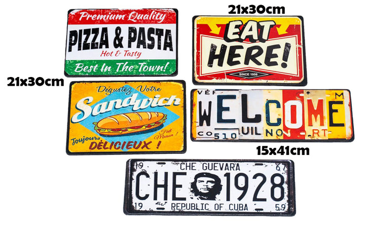 Pack Resto 1  | 5 plaques