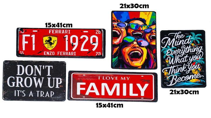 Pack Ados 2 family   |  5 plaques 1 offert