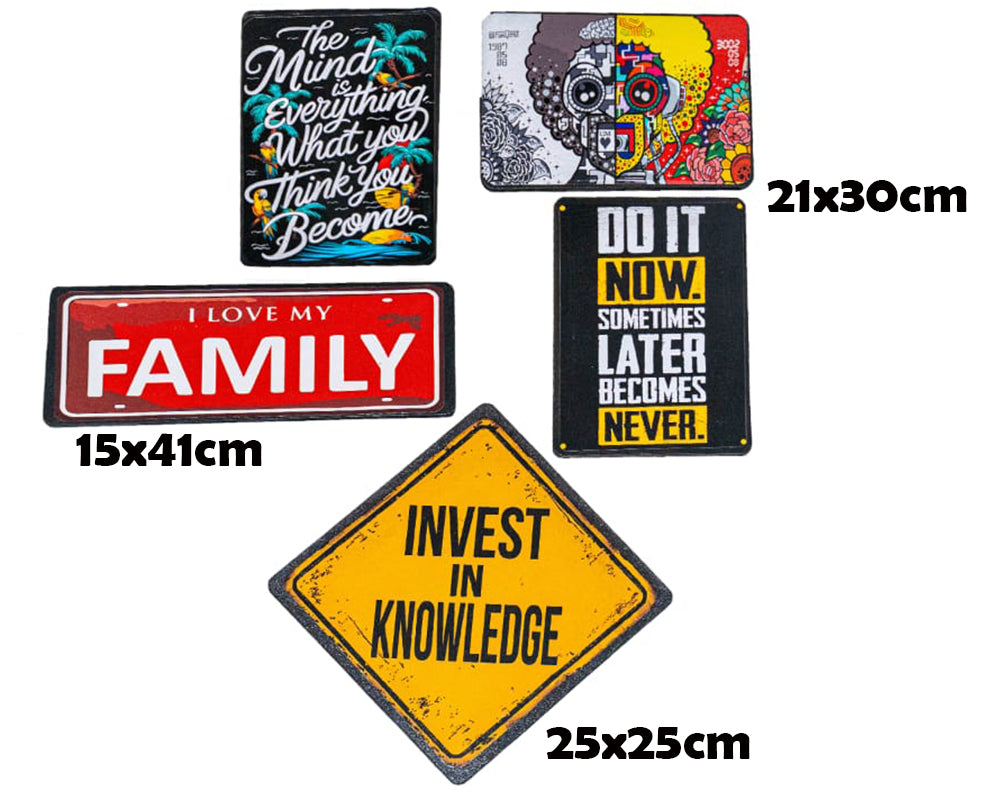 Pack Salon de Thé 4  |  5 plaques