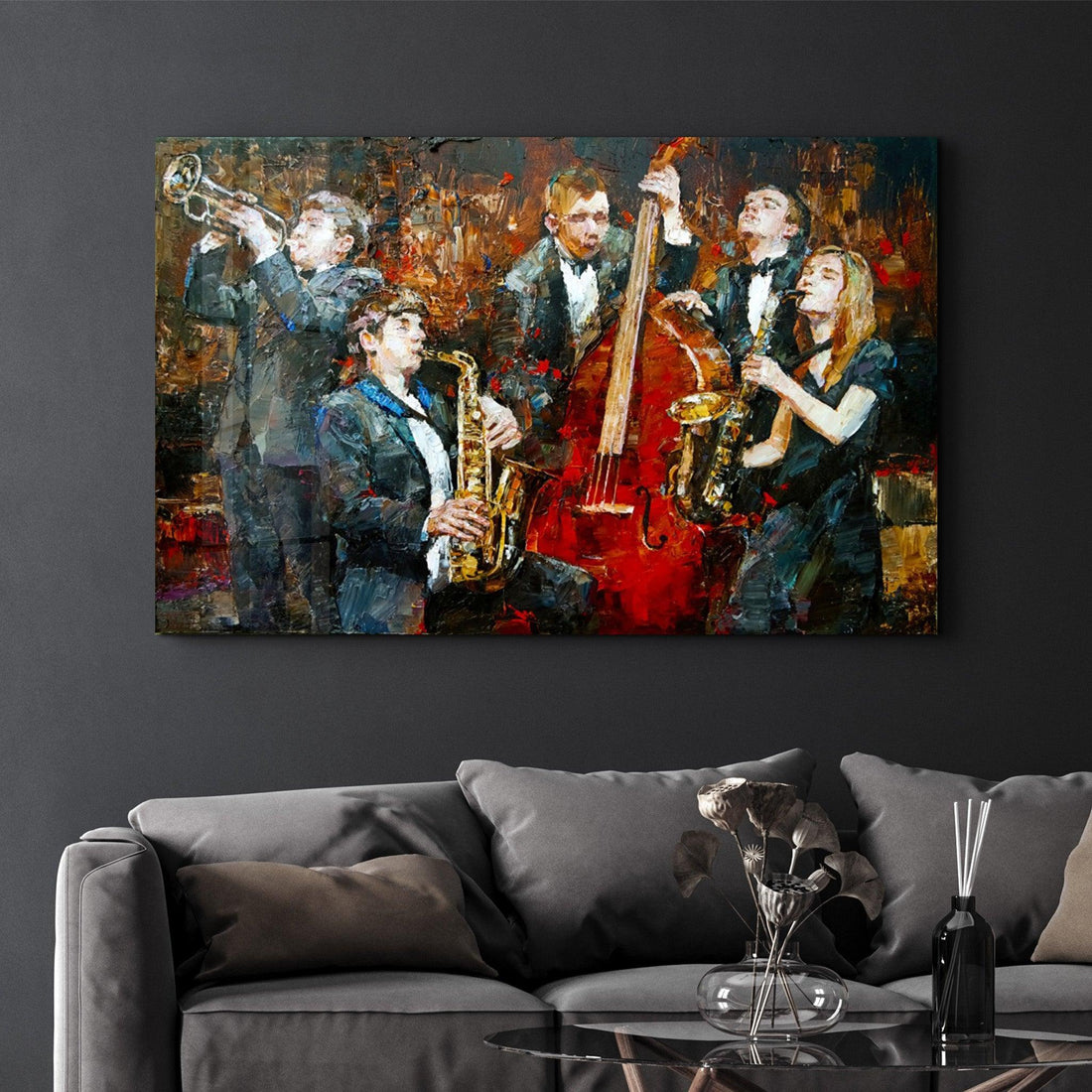 Tableau Mural "Jazz Night"
