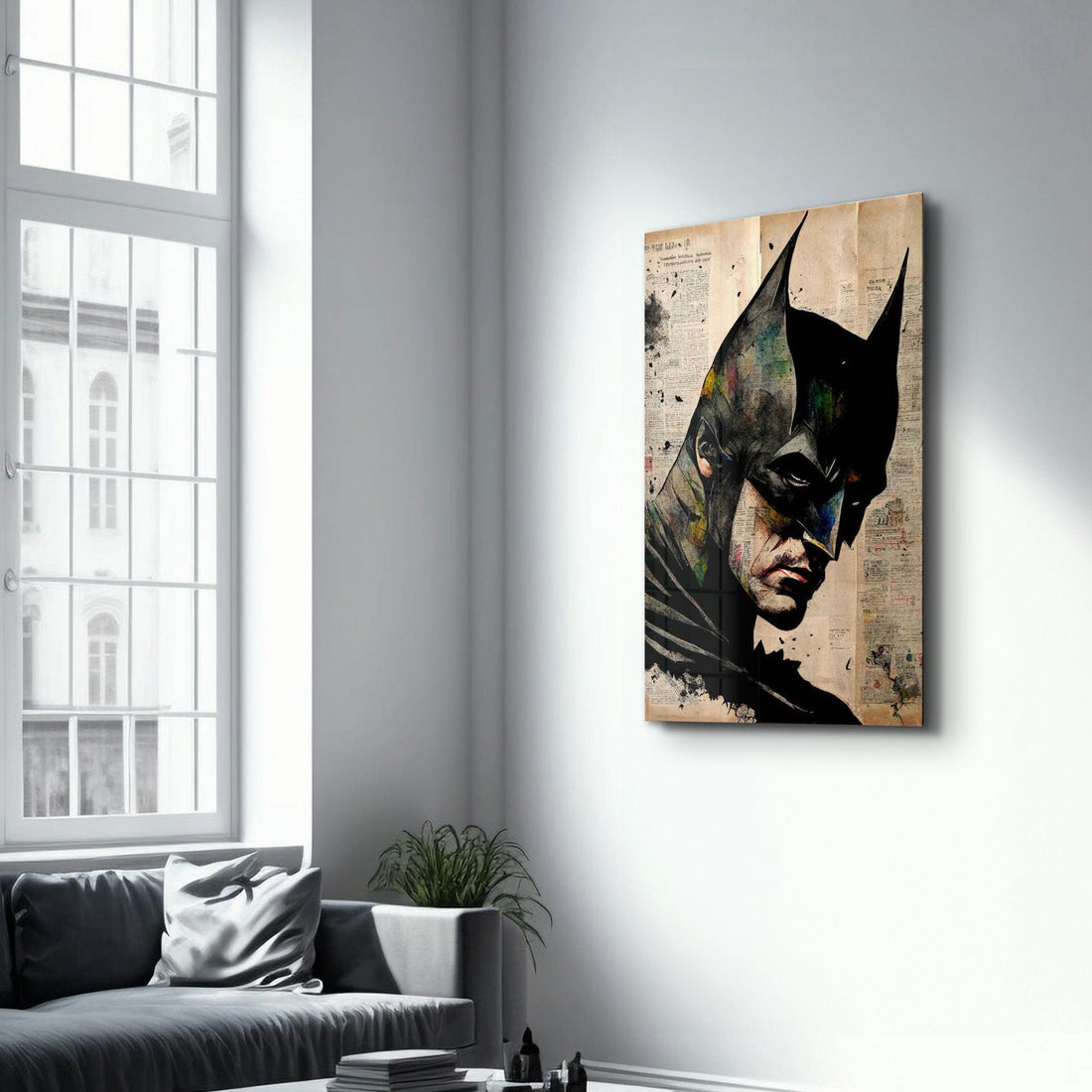 Poster décoratif "Dark Knight – Mixed Media Edition"